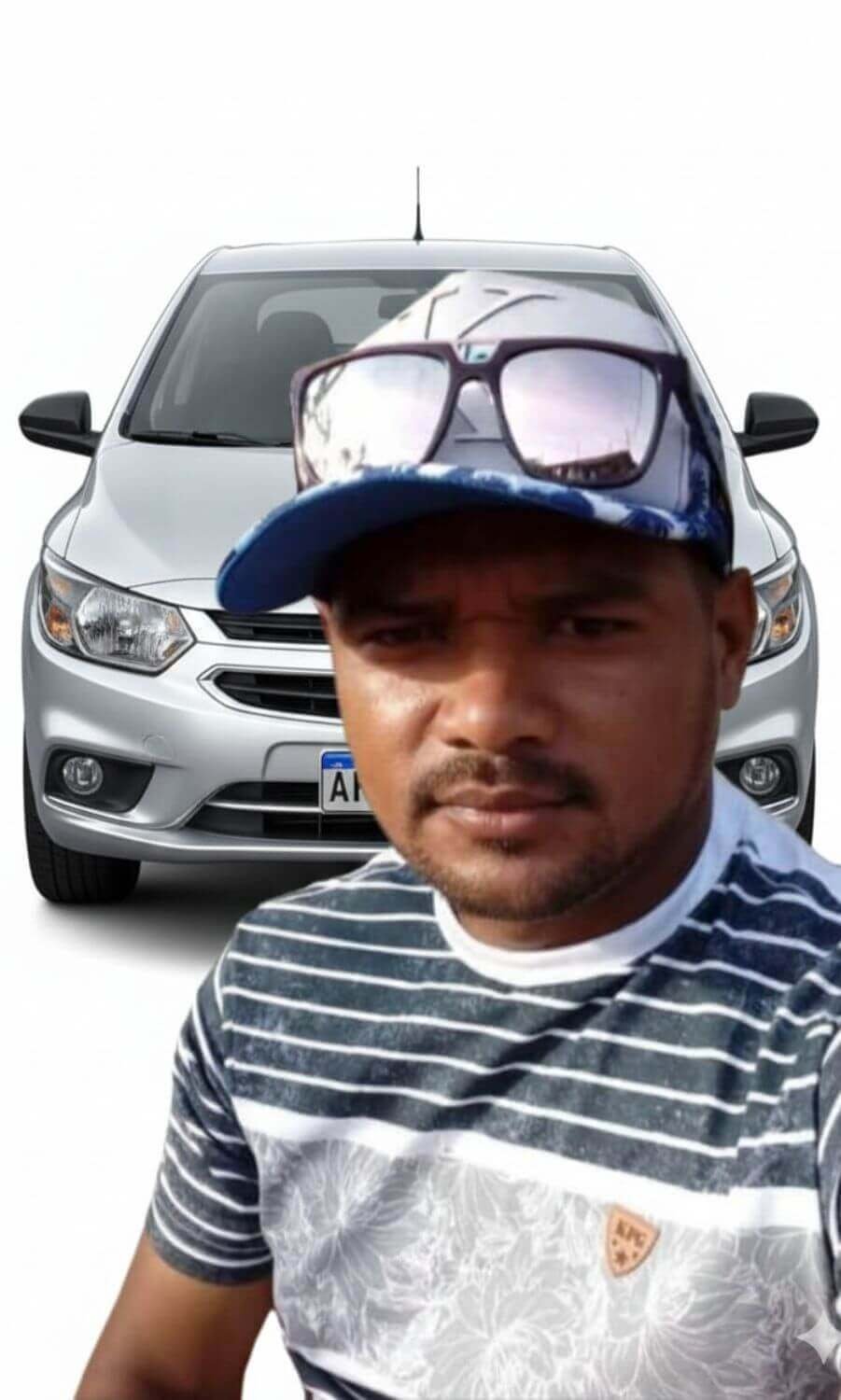 Retrato do autor do blog, um homem sorridente e profissional, em frente a um Chevrolet Onix prata, representando autoridade em manutenção automotiva.