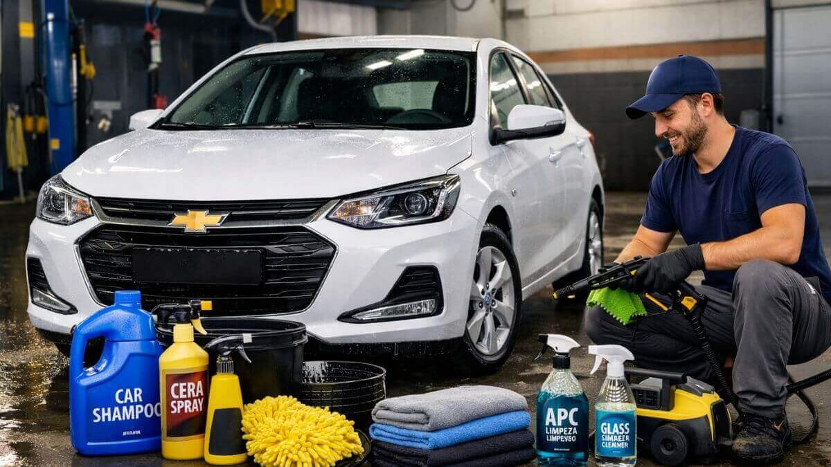 Melhores produtos para lavar o Chevrolet Onix sem agredir a pintura!