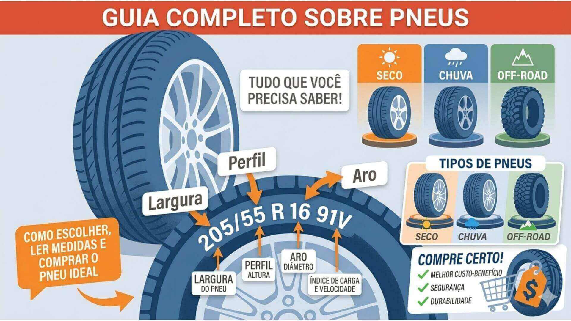 Guia Completo sobre Pneus: Como Escolher, Ler Medidas e Comprar o Pneu Ideal