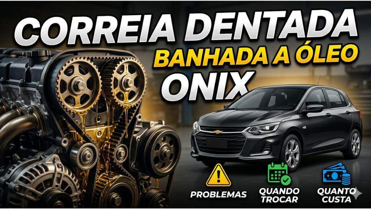 Correia Dentada Banhada a Óleo do Chevrolet Onix: Problemas, Quando Trocar e Quanto Custa (Guia Completo)
