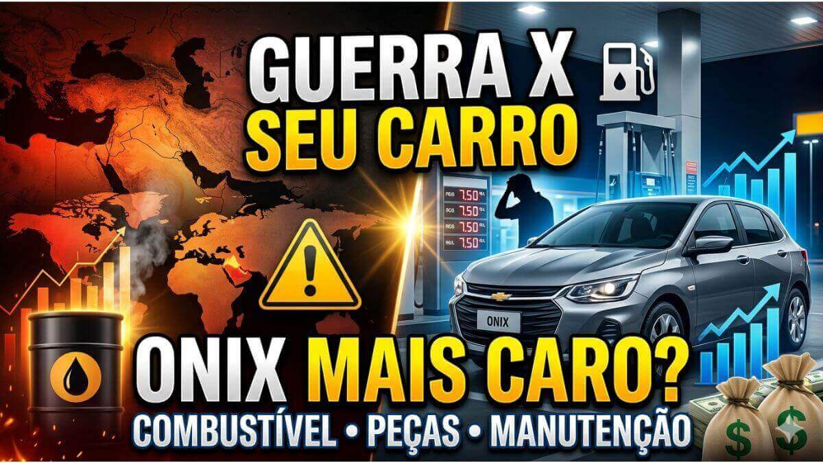 🚗 A guerra pode afetar o preço do Chevrolet Onix? Entenda o impacto no combustível, peças e manutenção