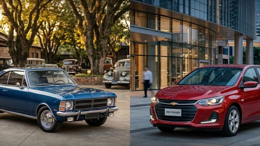 chevrolet-opala-1968-vs-onix-premier-2024-evolucao.