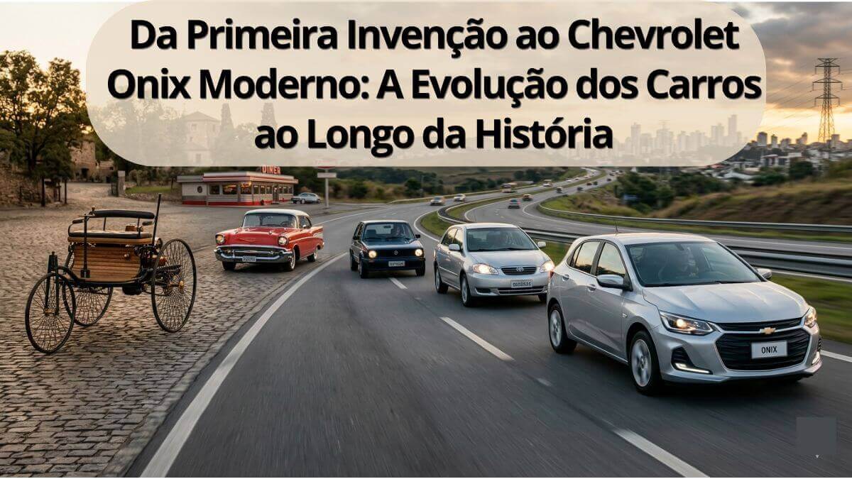 A História do Carro: Da Primeira Invenção ao Chevrolet Onix Moderno