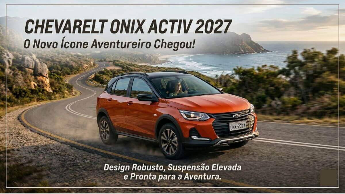 Chevrolet Onix Activ 2027: tudo sobre a versão aventureira