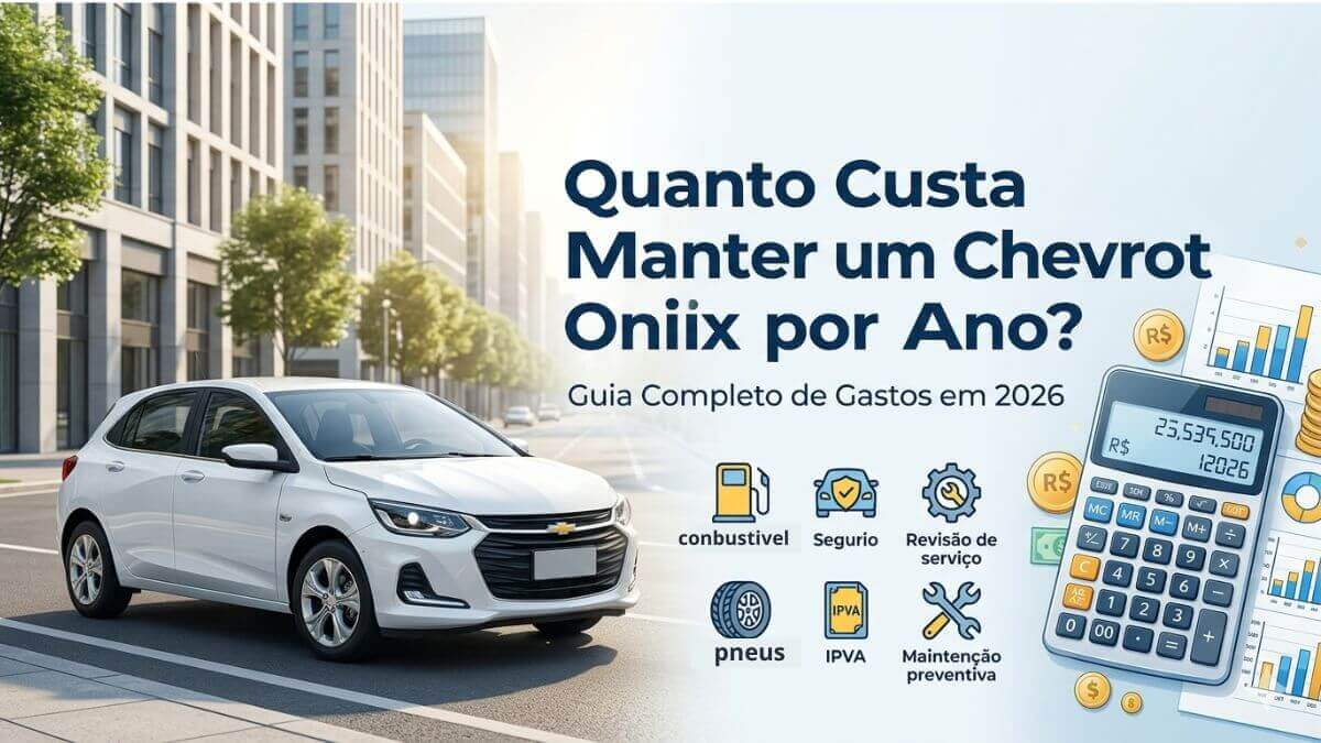 Quanto Custa Manter um Chevrolet Onix por Ano? Guia Completo de Gastos em 2026